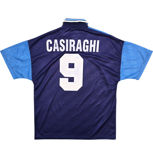 1994/95 Lazio Away Football Shirt (L) Umbro #9 Casiraghi