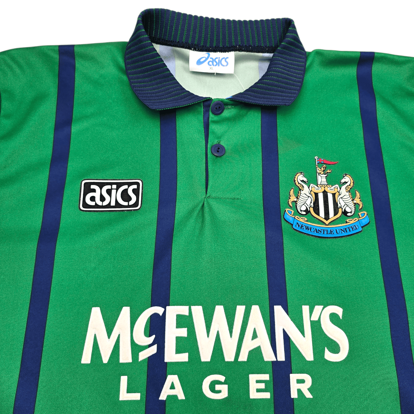 1994/95 Newcastle United Away Football Shirt (XL) Asics