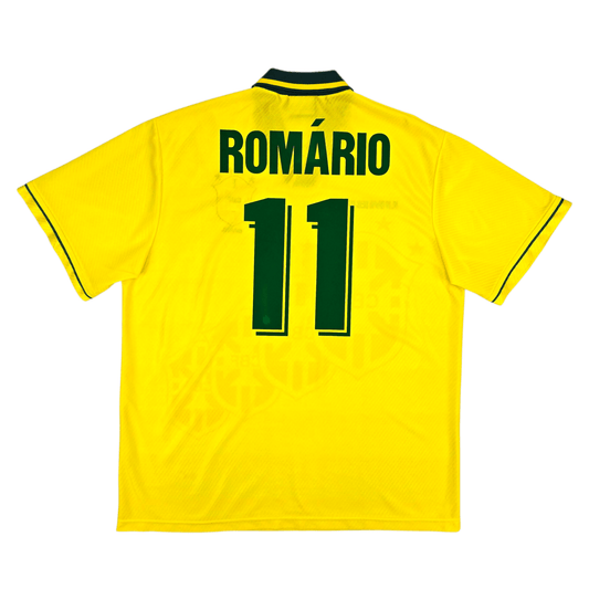 1994/96 Brazil Home Football Shirt (XL) Umbro #11 Romario