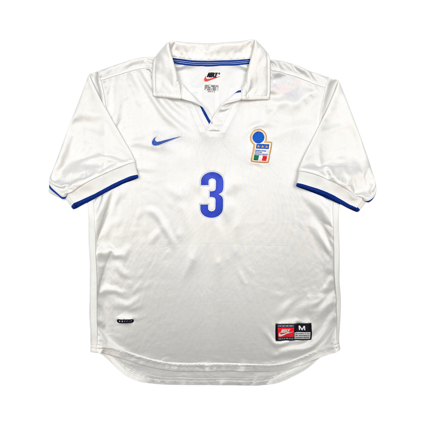 1994/96 Italy Away Football Shirt (M) Nike #3 Maldini
