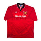 1994/96 Manchester United Home Football Shirt (2XL) Umbro #14 Kanchelskis