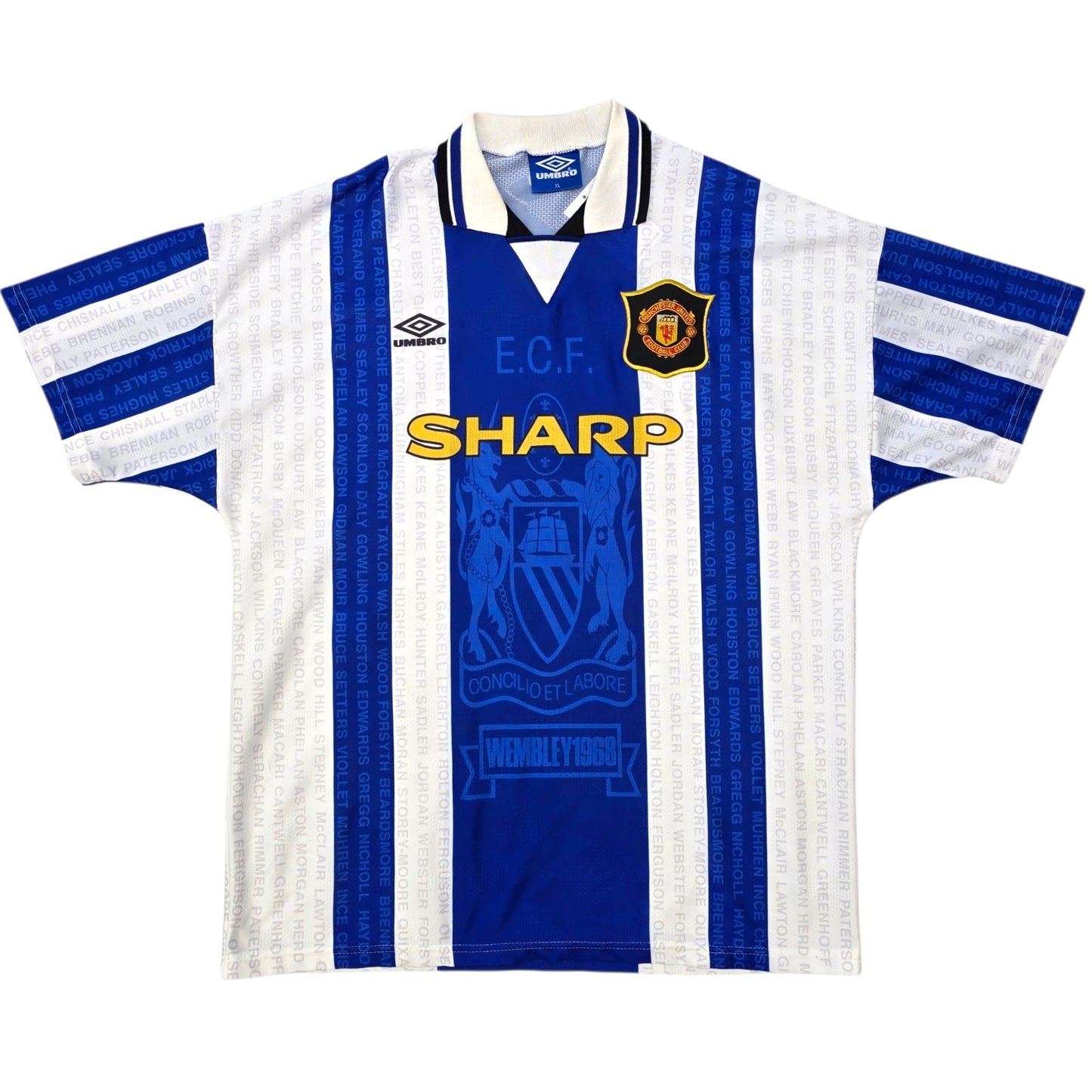 1994/96 Manchester United Third Football Shirt (XL) Umbro