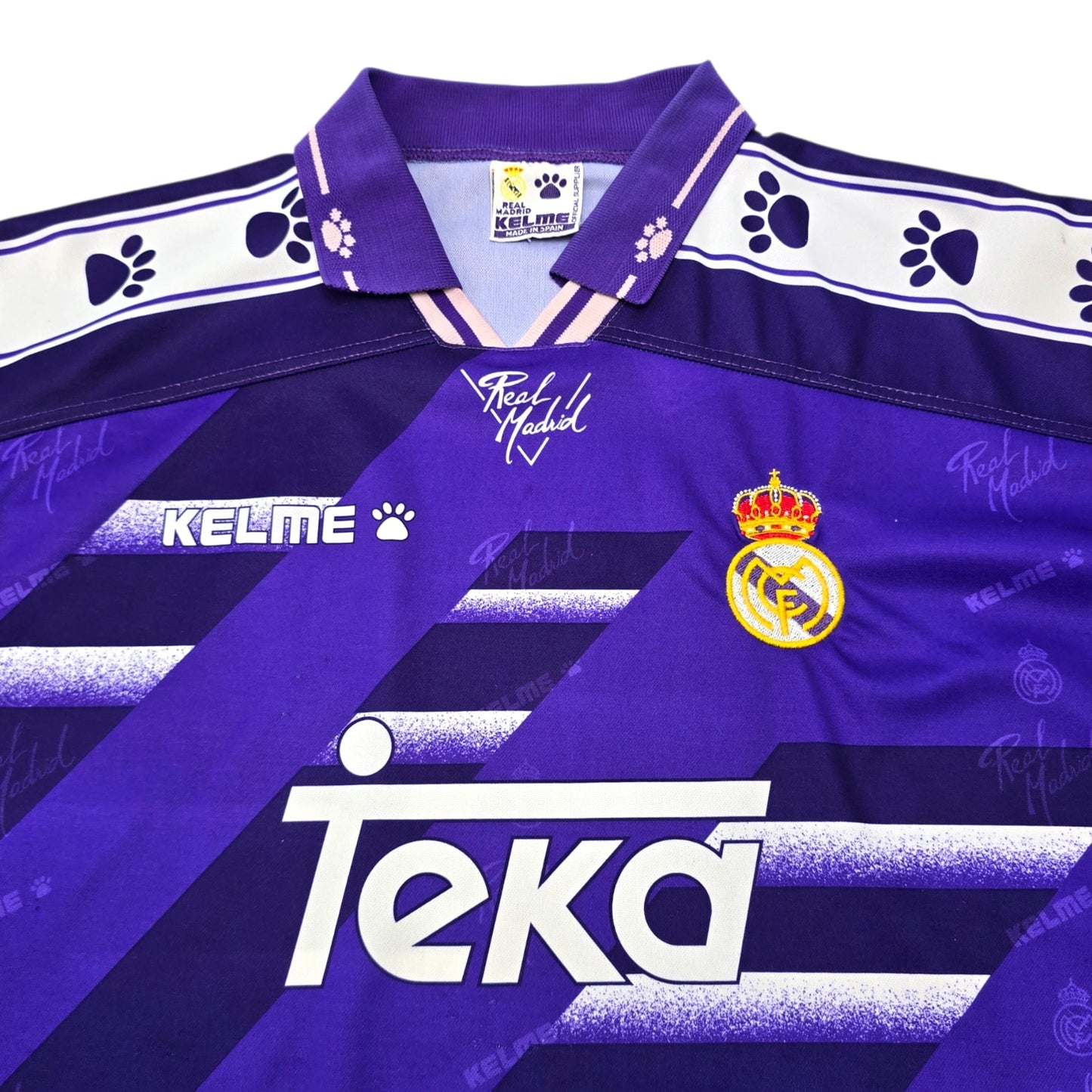 1994/96 Real Madrid Away Football Shirt (L) Kelme