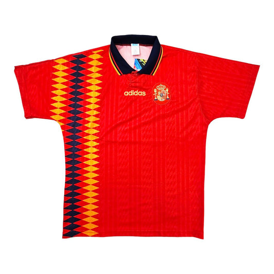 1994/96 Spain Home Football Shirt (L) Adidas_2