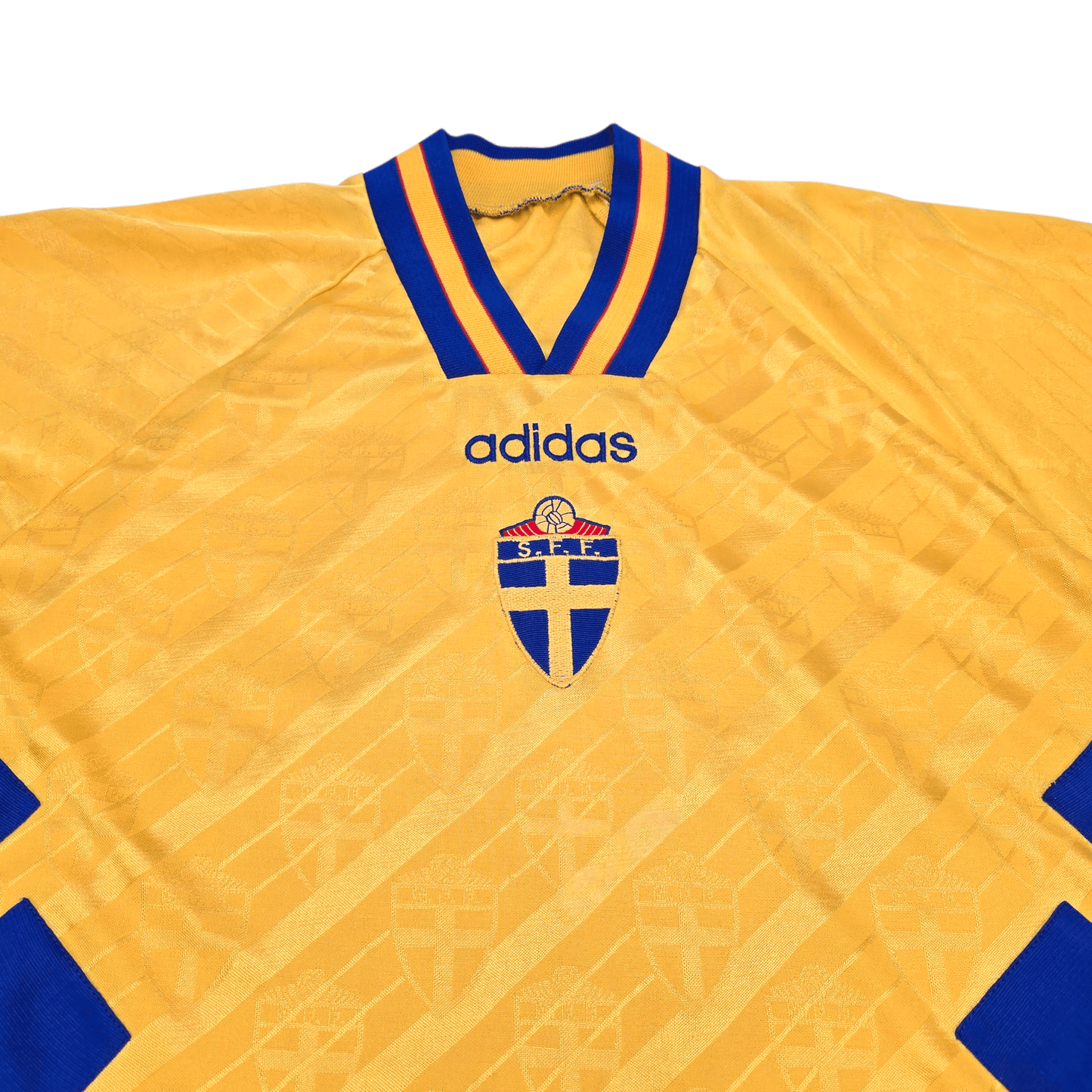 1994/96 Sweden Home Football Shirt (L) Adidas
