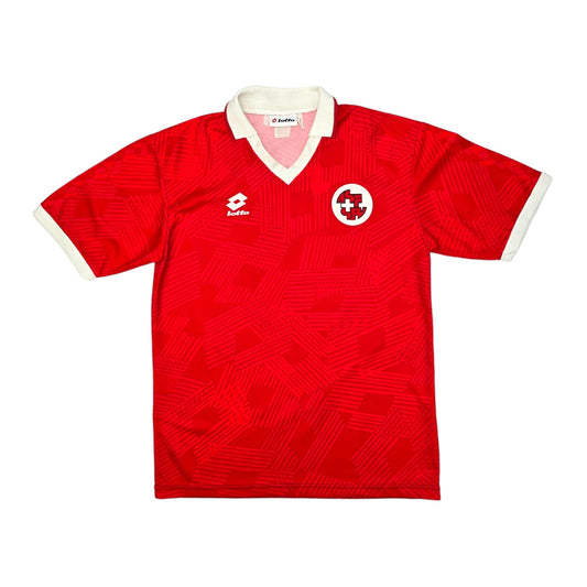 1994/96 Switzerland Home Football Shirt (L) Lotto #9