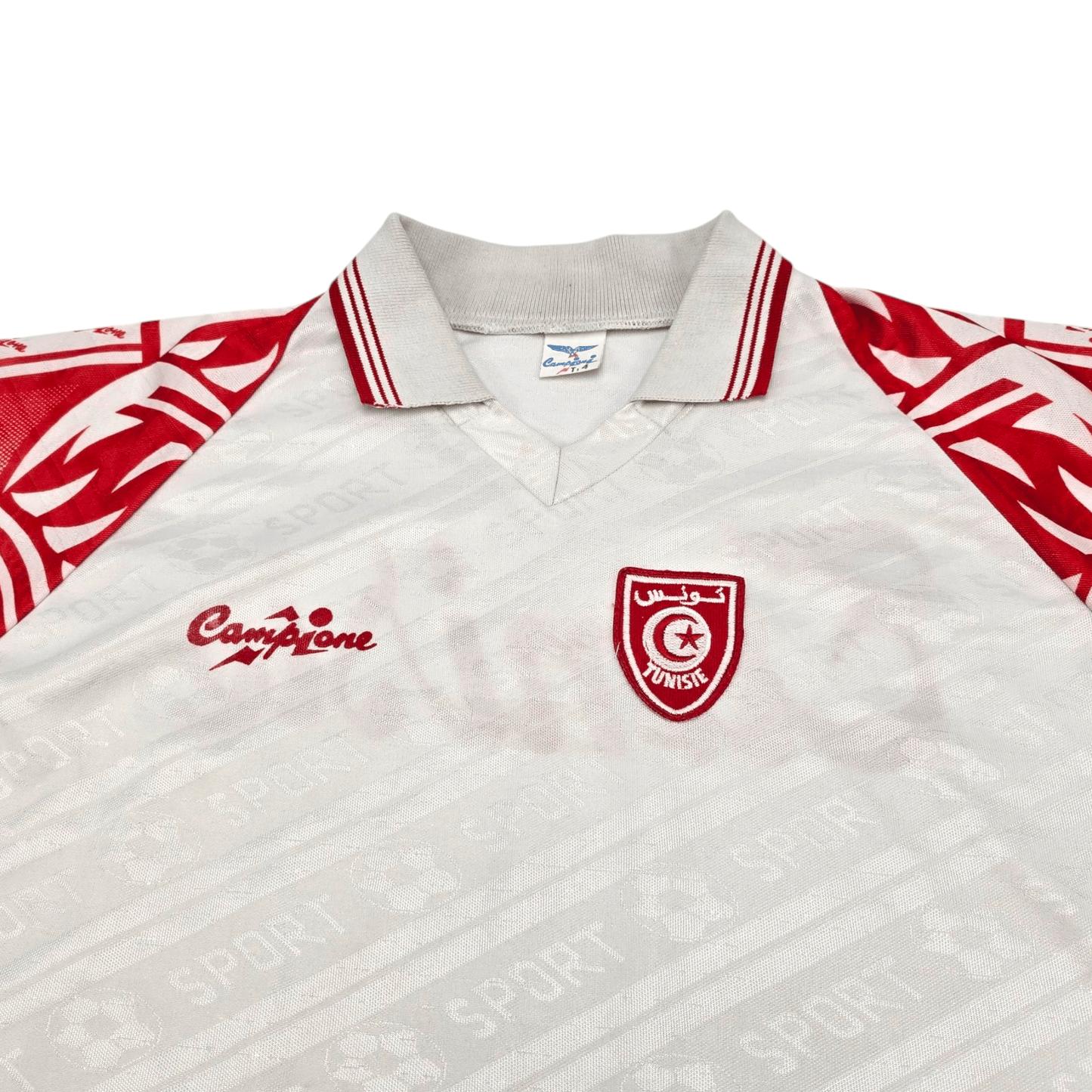 1994/96 Tunisia Home Football Shirt (L) Campione (Rothman Cup)