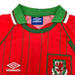 1994/96 Wales Home Football Shirt (M) Umbro