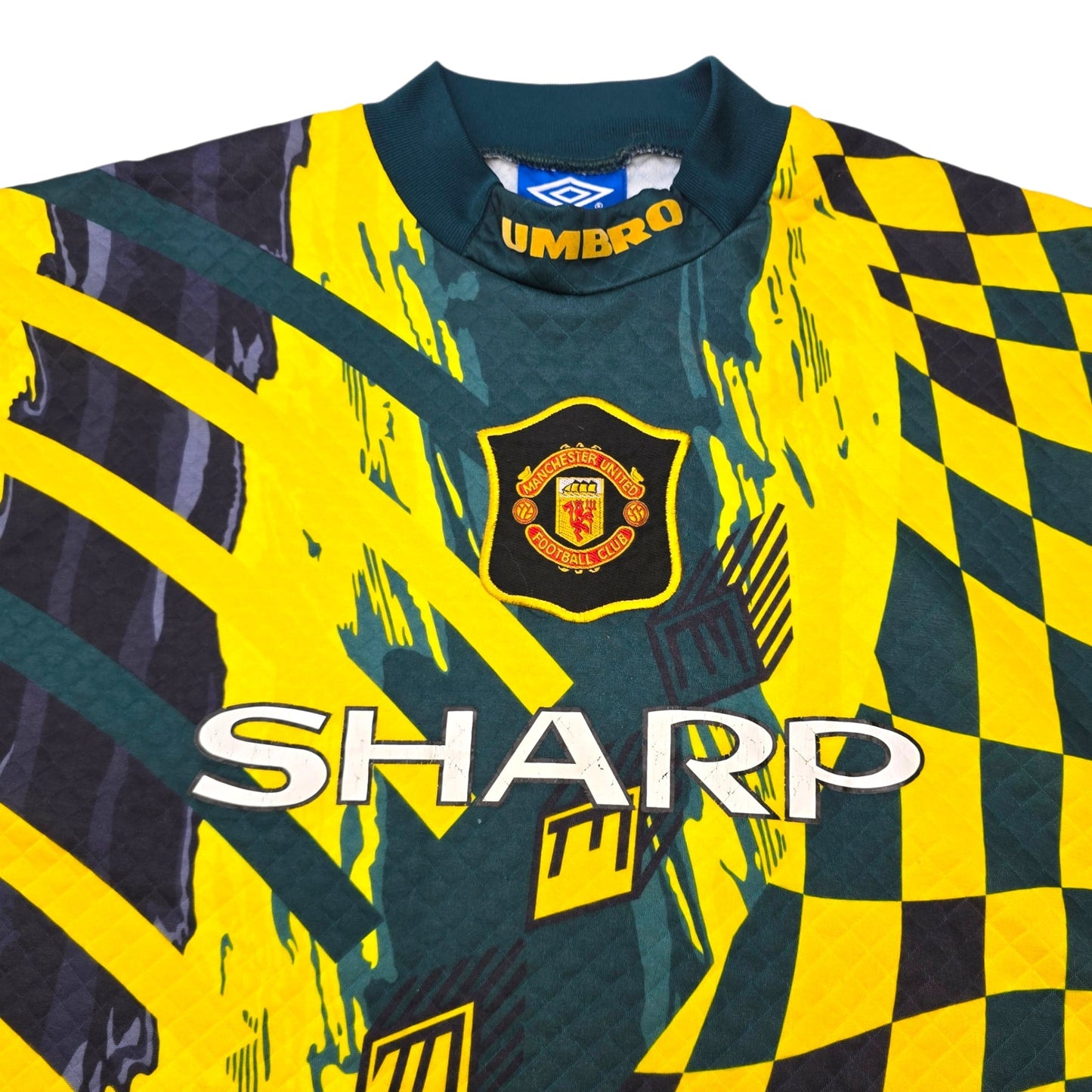 1994/97 Manchester United Goal Keeper Football Shirt (M) Umbro