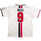 1995/96 AC Milan Away Football Shirt (L) Lotto #9 Weah
