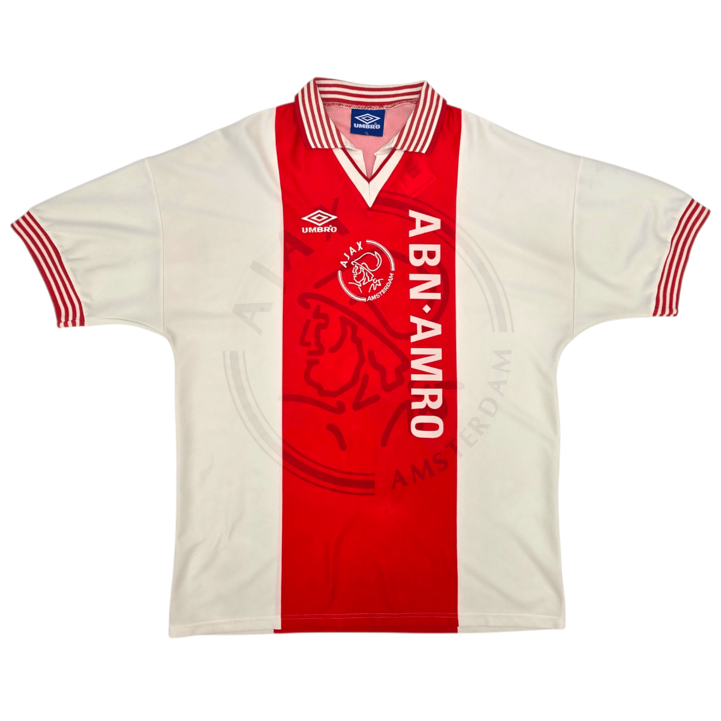 1995/96 Ajax Home Football Shirt (XL) Umbro #8 Davids
