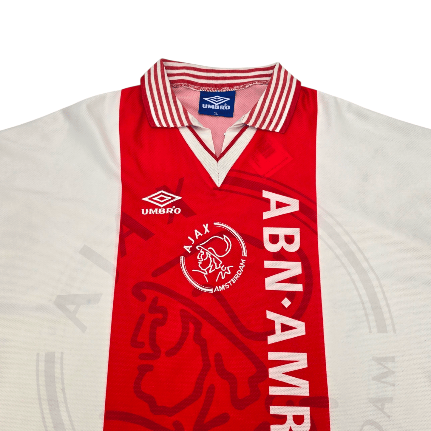 1995/96 Ajax Home Football Shirt (XL) Umbro #8 Davids