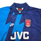 1995/96 Arsenal Away Football Shirt (S) Nike #16 Hartson