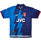 1995/96 Arsenal Away Football Shirt (S) Nike #16 Hartson