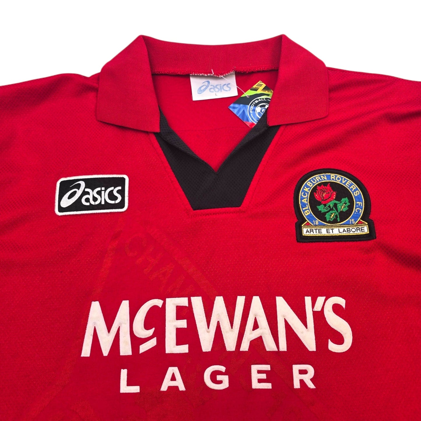 1995/96 Blackburn Rovers Away Football Shirt (L) Asics