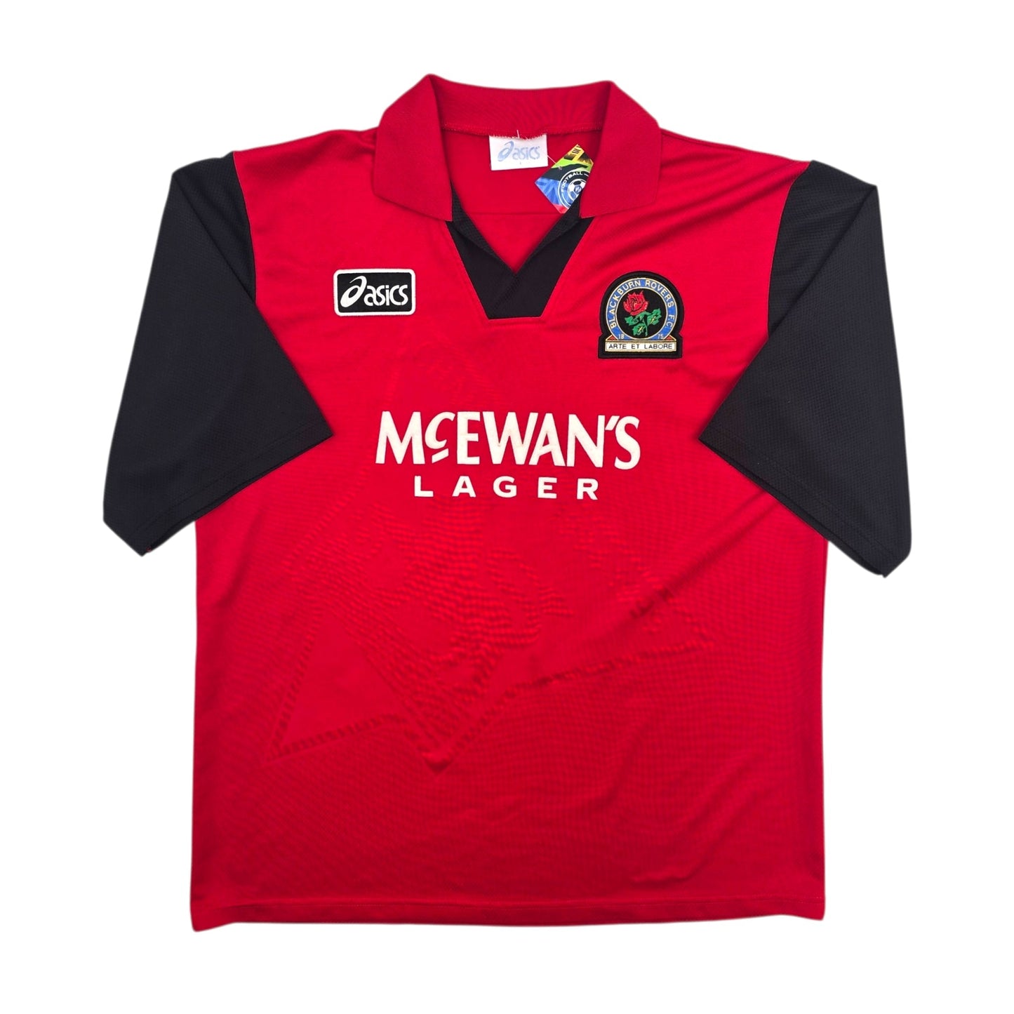 1995/96 Blackburn Rovers Away Football Shirt (L) Asics