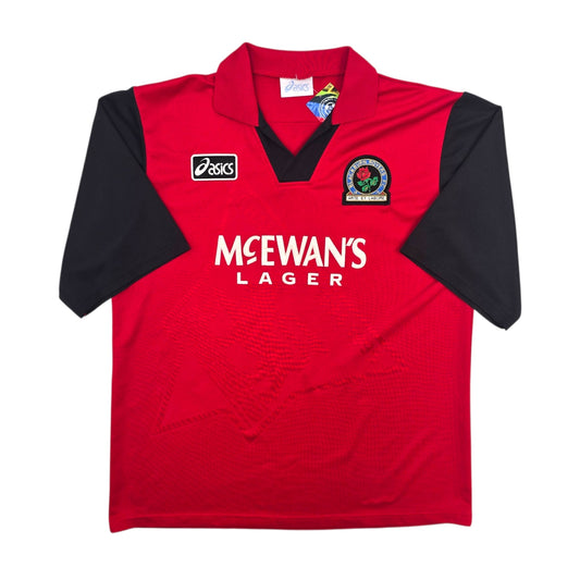 1995/96 Blackburn Rovers Away Football Shirt (L) Asics