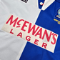 1995/96 Blackburn Rovers Home Football Shirt (M) Asics #9 Shearer