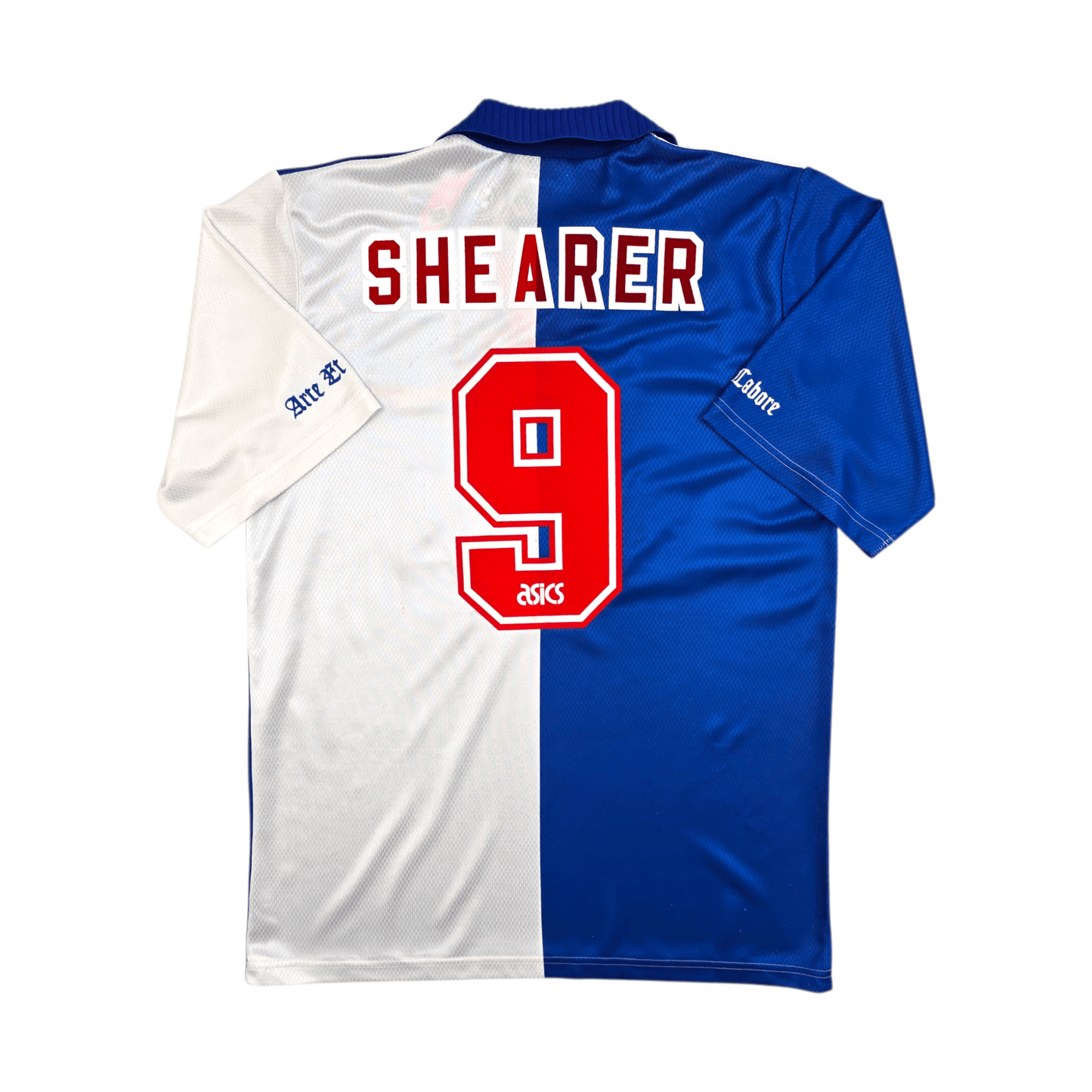 1995/96 Blackburn Rovers Home Football Shirt (M) Asics #9 Shearer