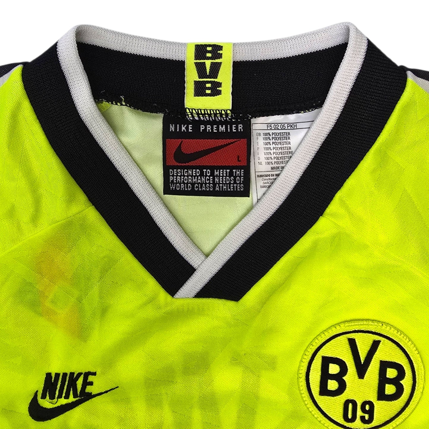 1995/96 Dortmund Home Football Shirt (L) Nike #11