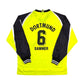 1995/96 Dortmund Home Football Shirt (XL) Nike #6 Sammer