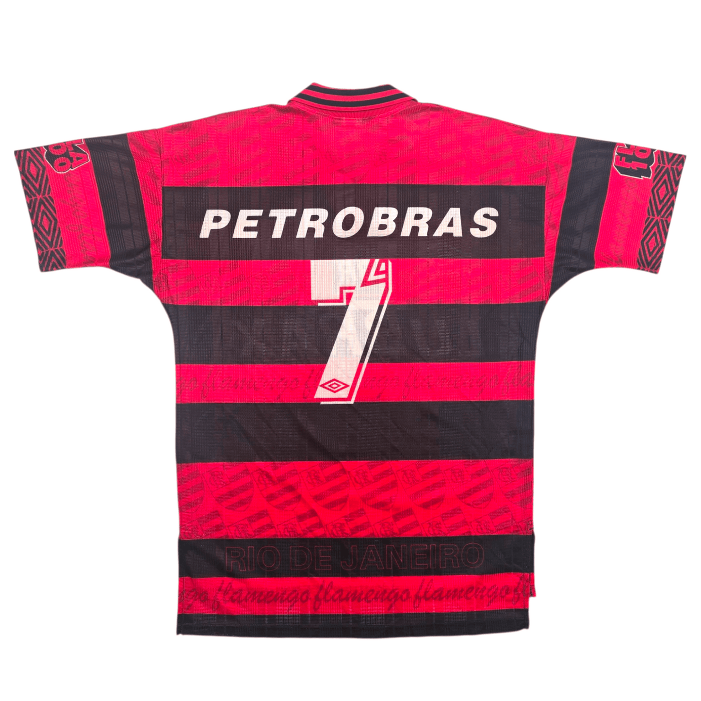 1995/96 Flamengo Home Football Shirt (M) Umbro #7 (Centenary)