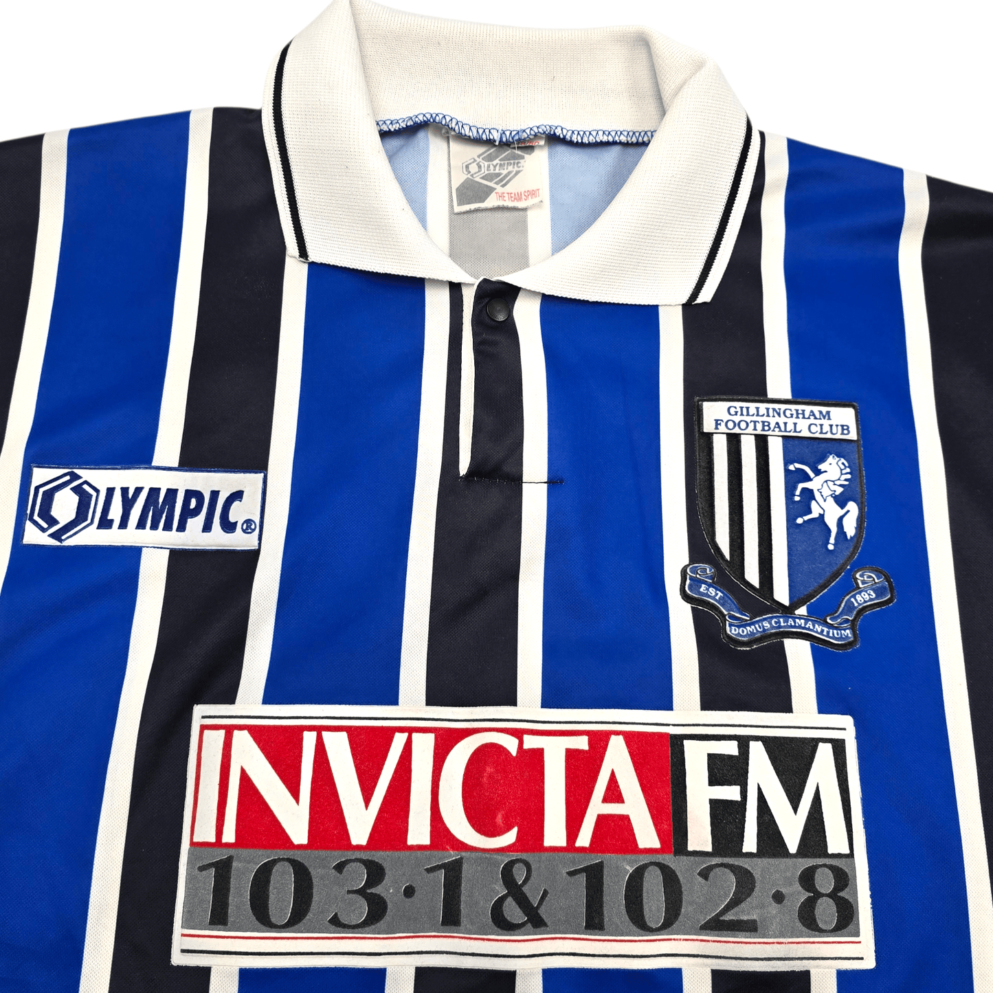 1995/96 Gillingham Home Football Shirt (2XL) Olympic