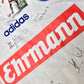 1995/96 Karlsruher SC (UEFA Intertoto Cup) Home Football Shirt (XL) Adidas (Match Issue | Squad Signed)