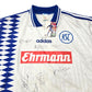 1995/96 Karlsruher SC (UEFA Intertoto Cup) Home Football Shirt (XL) Adidas (Match Issue | Squad Signed)