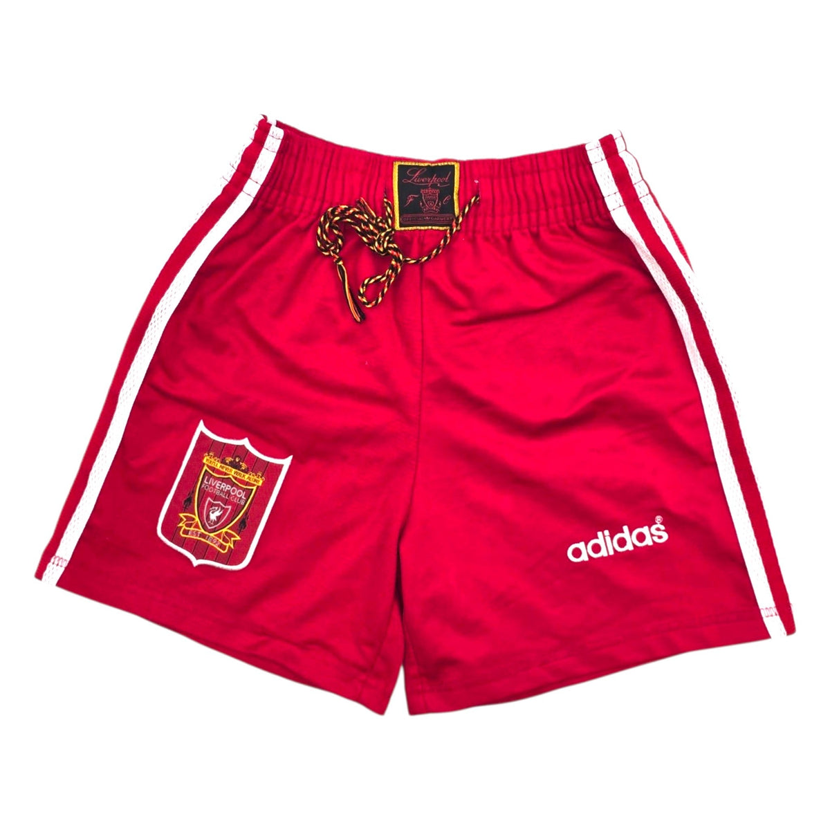 1995/96 Liverpool Football Shorts (Y) Adidas | Home