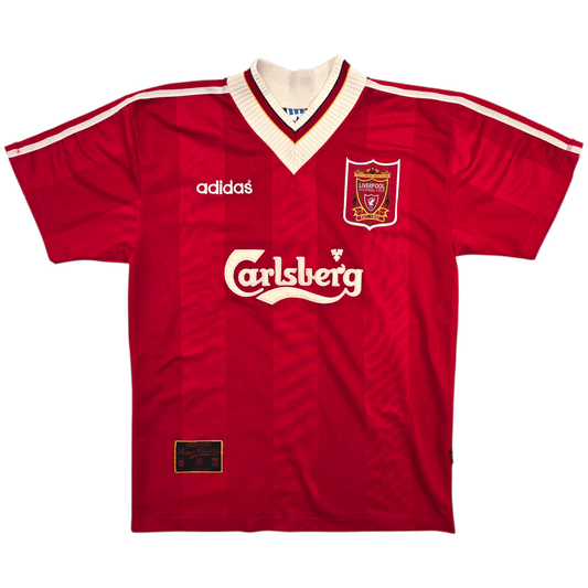 1995/96 Liverpool Home Football Shirt (M) Adidas