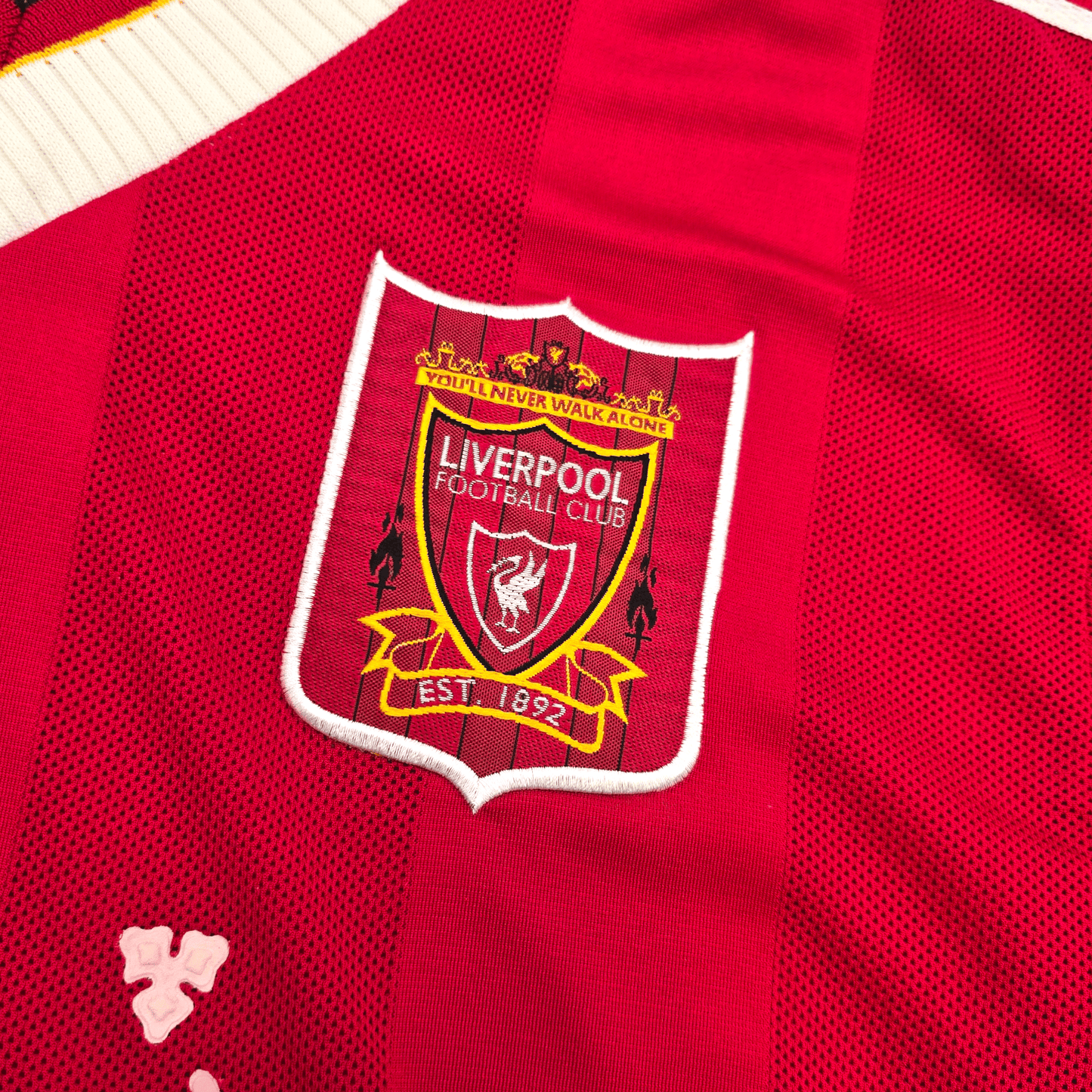 1995/96 Liverpool Home Football Shirt (M) Adidas