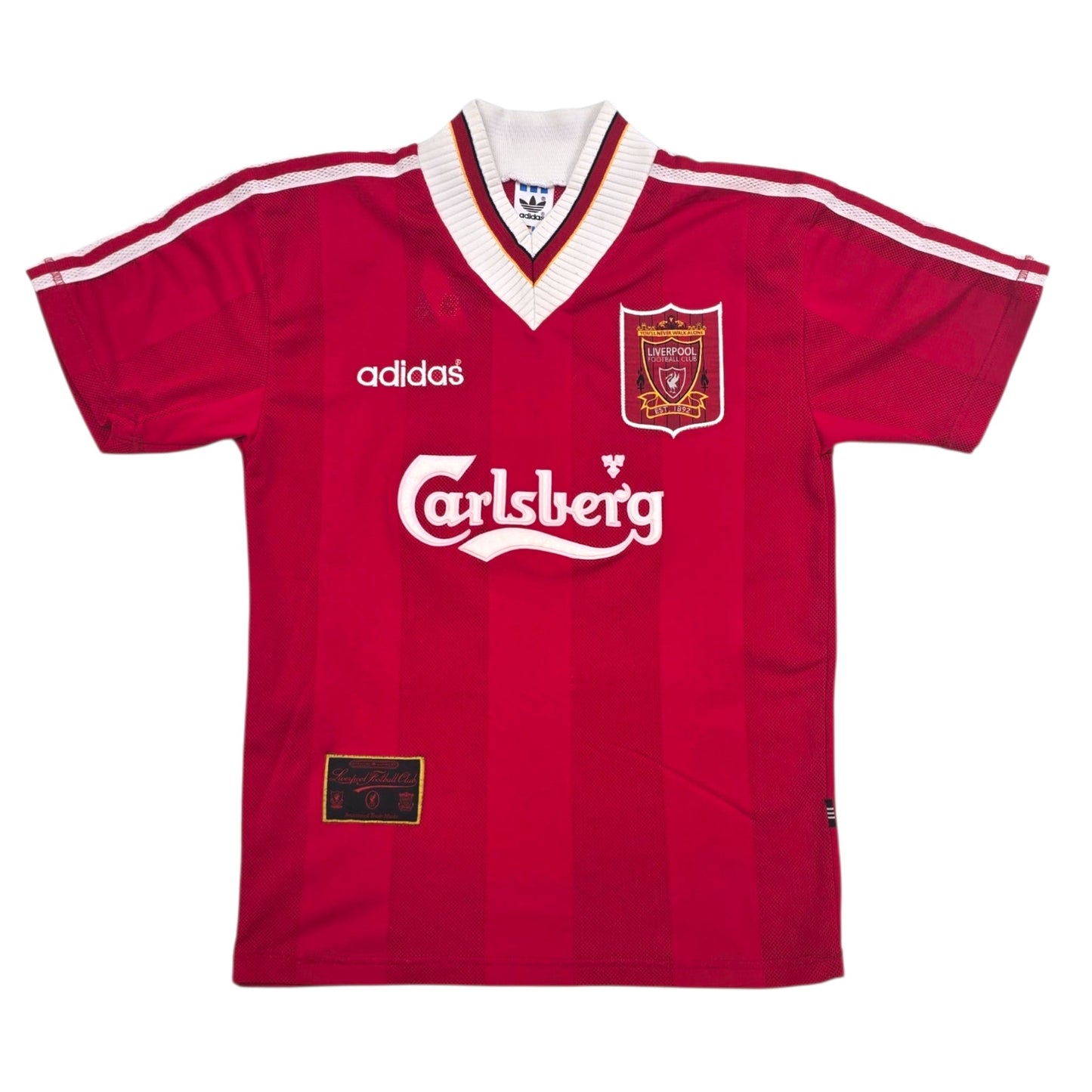 1995/96 Liverpool Home Football Shirt (S) Adidas #23 Fowler