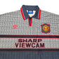 1995/96 Manchester United Away Football Shirt (XL) Umbro #7 Cantona