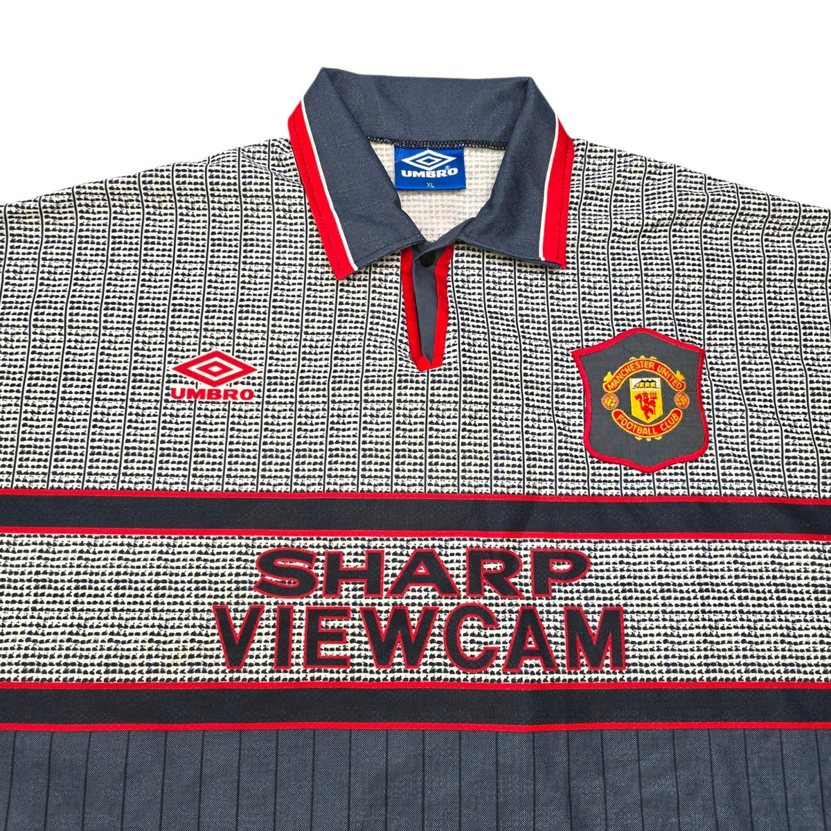 1995/96 Manchester United Away Football Shirt (XL) Umbro #7 Cantona