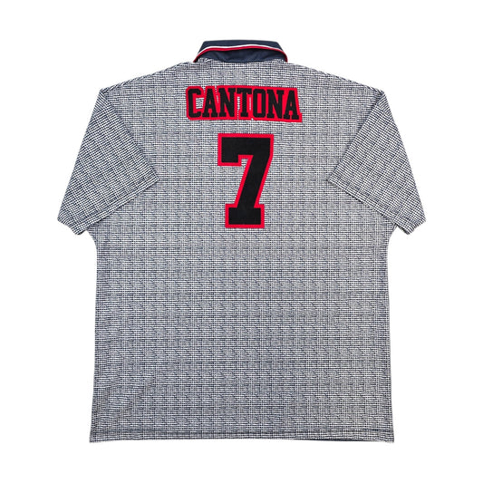 1995/96 Manchester United Away Football Shirt (XL) Umbro #7 Cantona