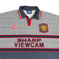 1995/96 Manchester United Away Football Shirt (XL) Umbro #7 Cantona