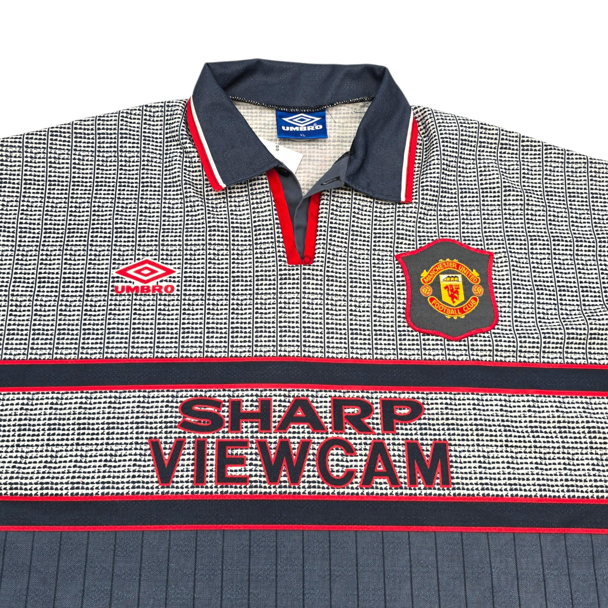 1995/96 Manchester United Away Football Shirt (XL) Umbro #7 Cantona