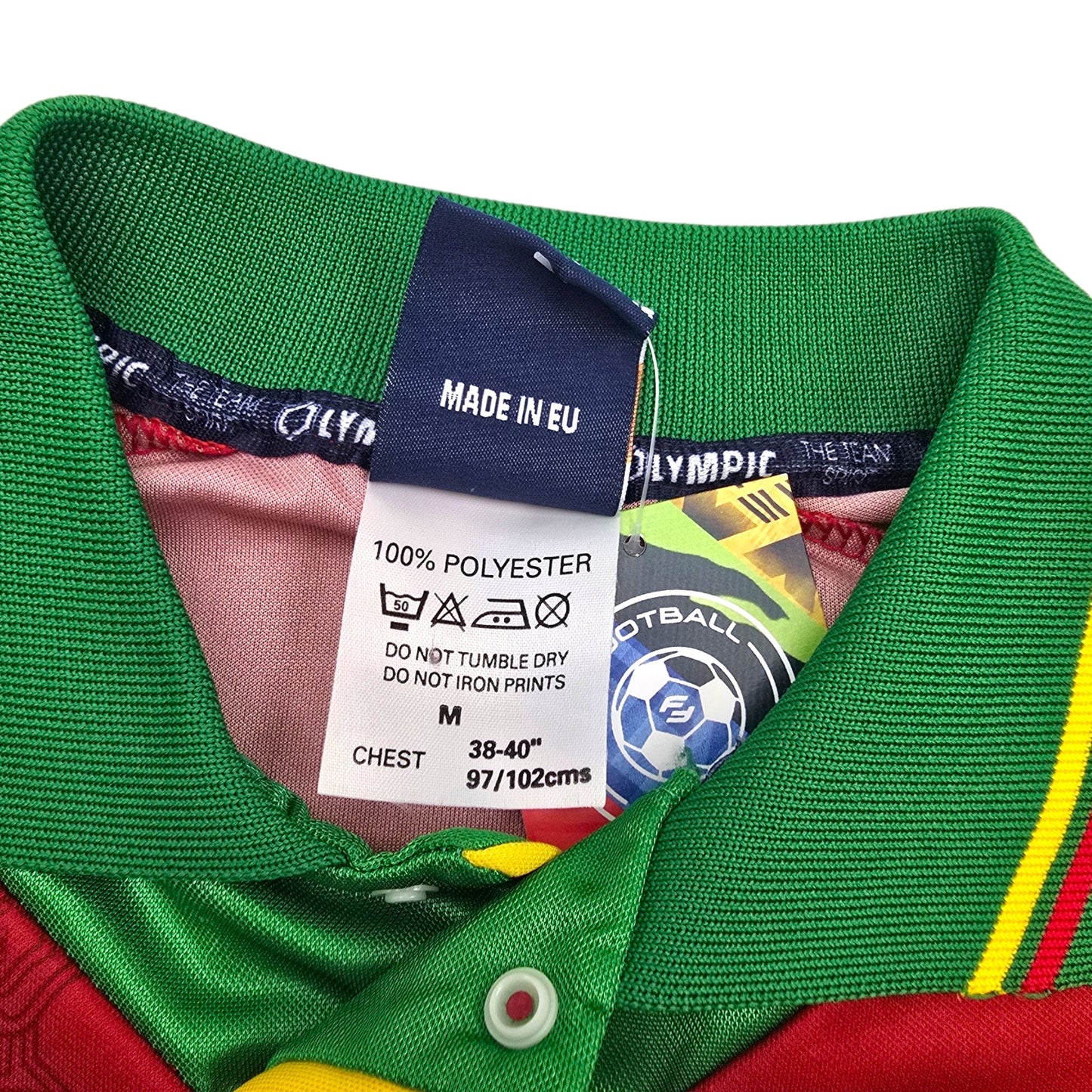 1995/96 Portugal Home Football Shirt (M) Olympic