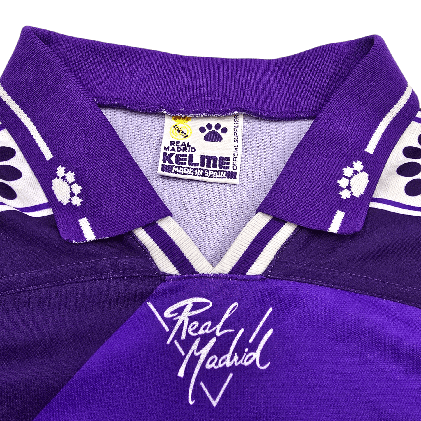 1995/96 Real Madrid Away Football Shirt (XL) Kelme #5