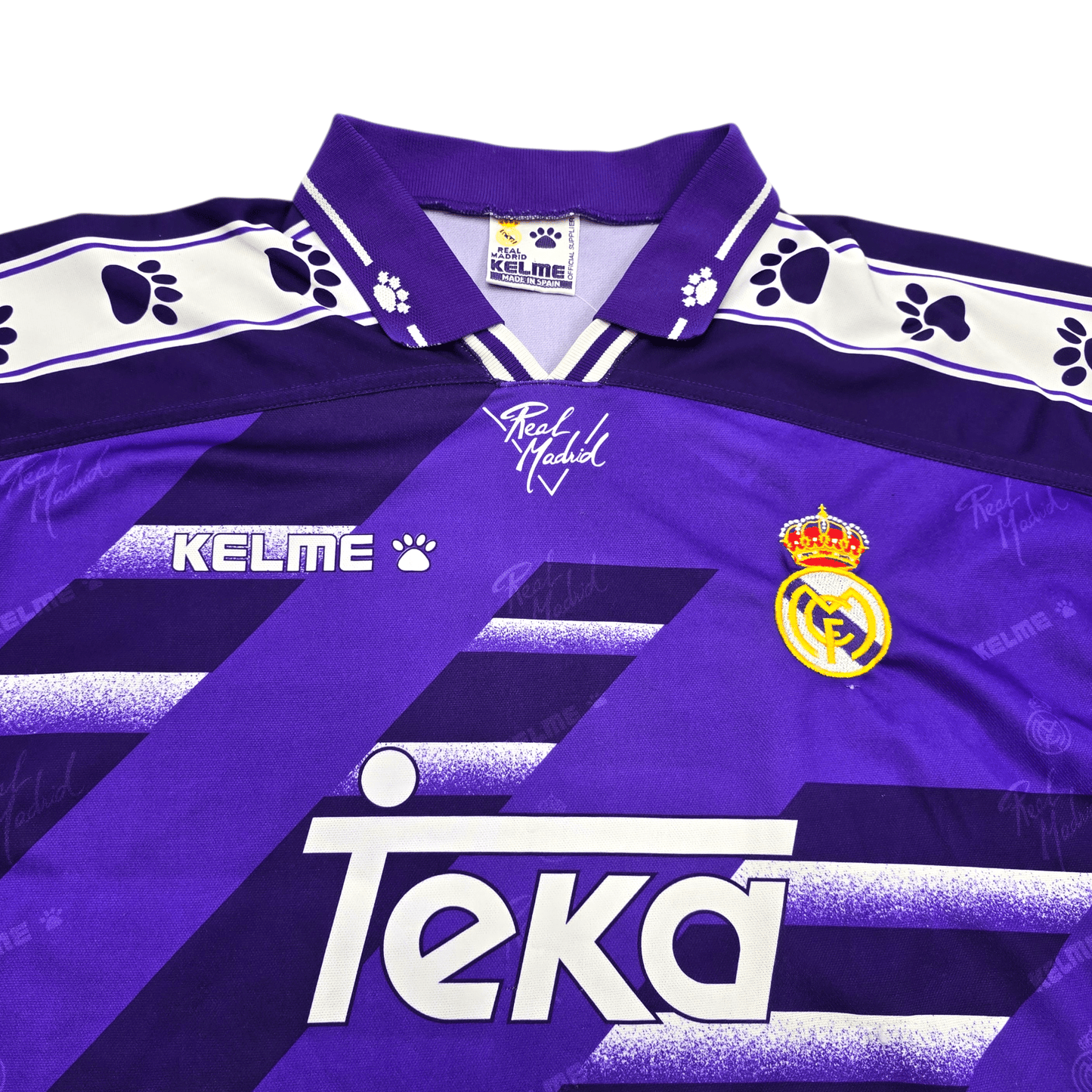 1995/96 Real Madrid Away Football Shirt (XL) Kelme #5
