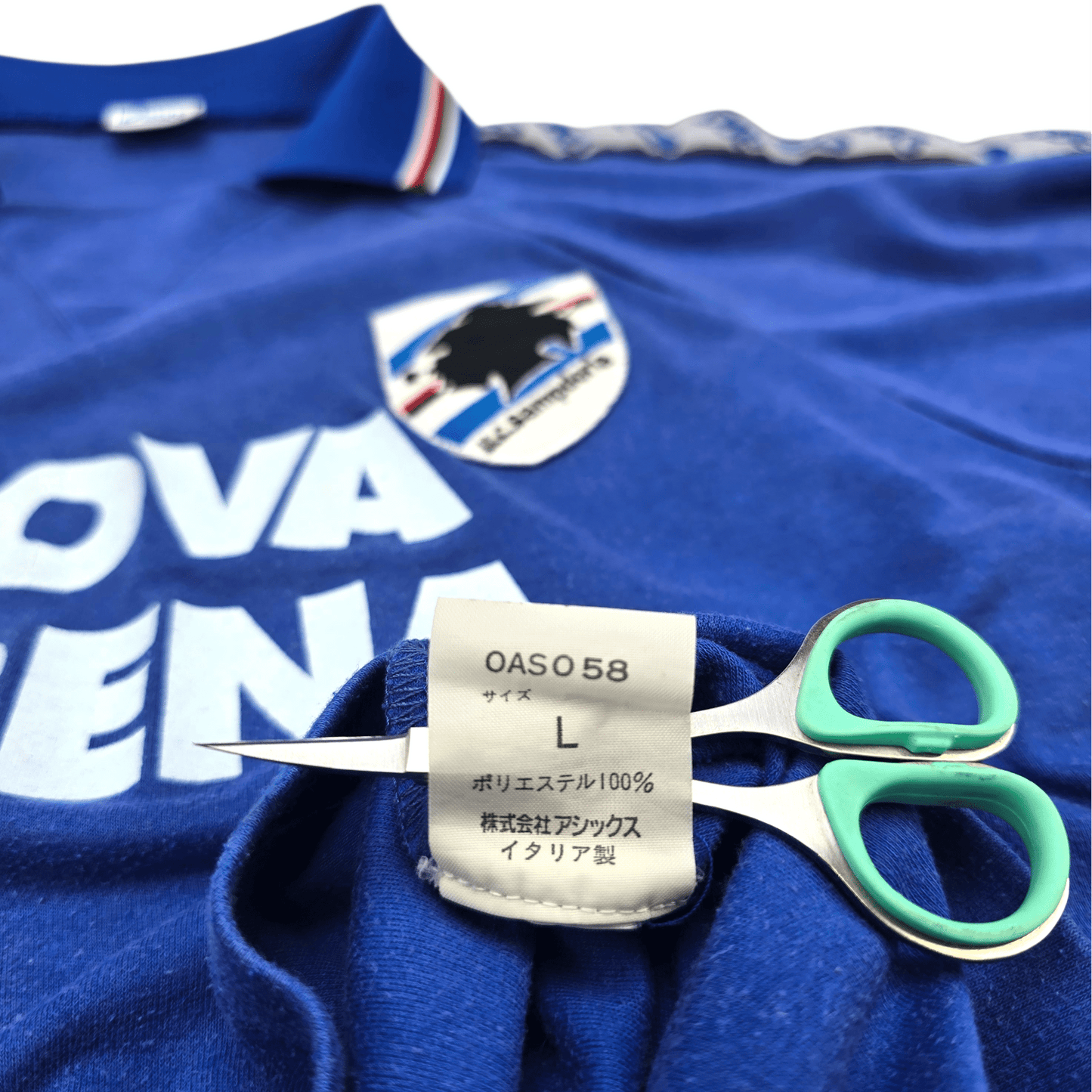 1995/96 Sampdoria Training Shirt (L) Asics