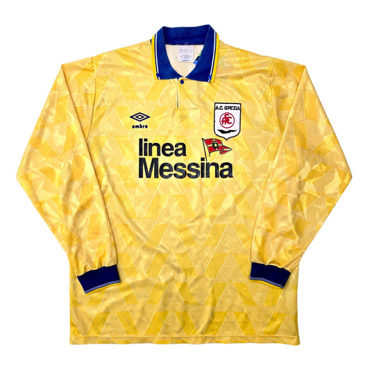 1995/96 Spezia Away Football Shirt (L) Umbro