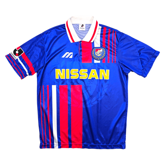 1995/96 Yokohama Marinos Home Football Shirt (L) Mizuno