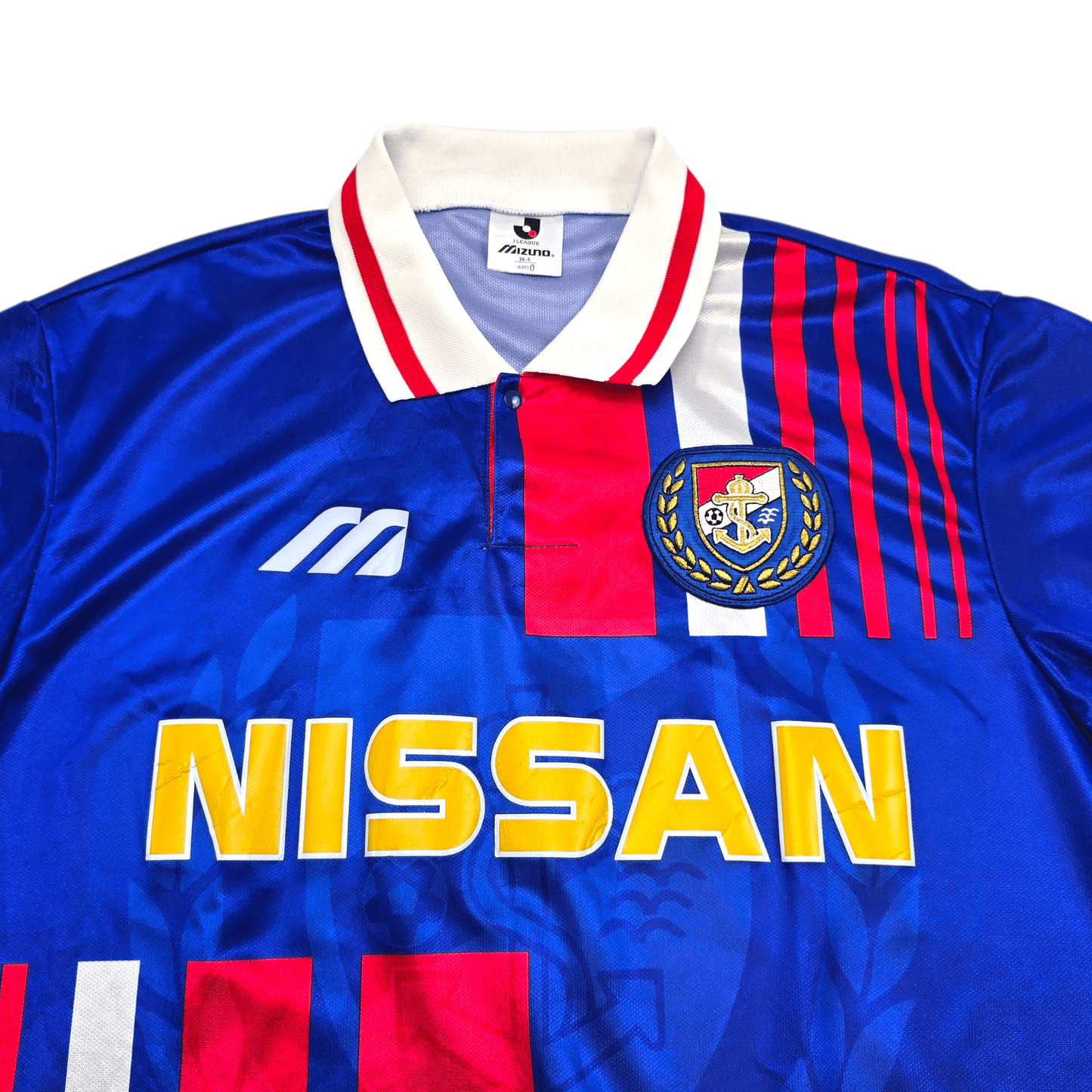 1995/96 Yokohama Marinos Home Football Shirt (L) Mizuno