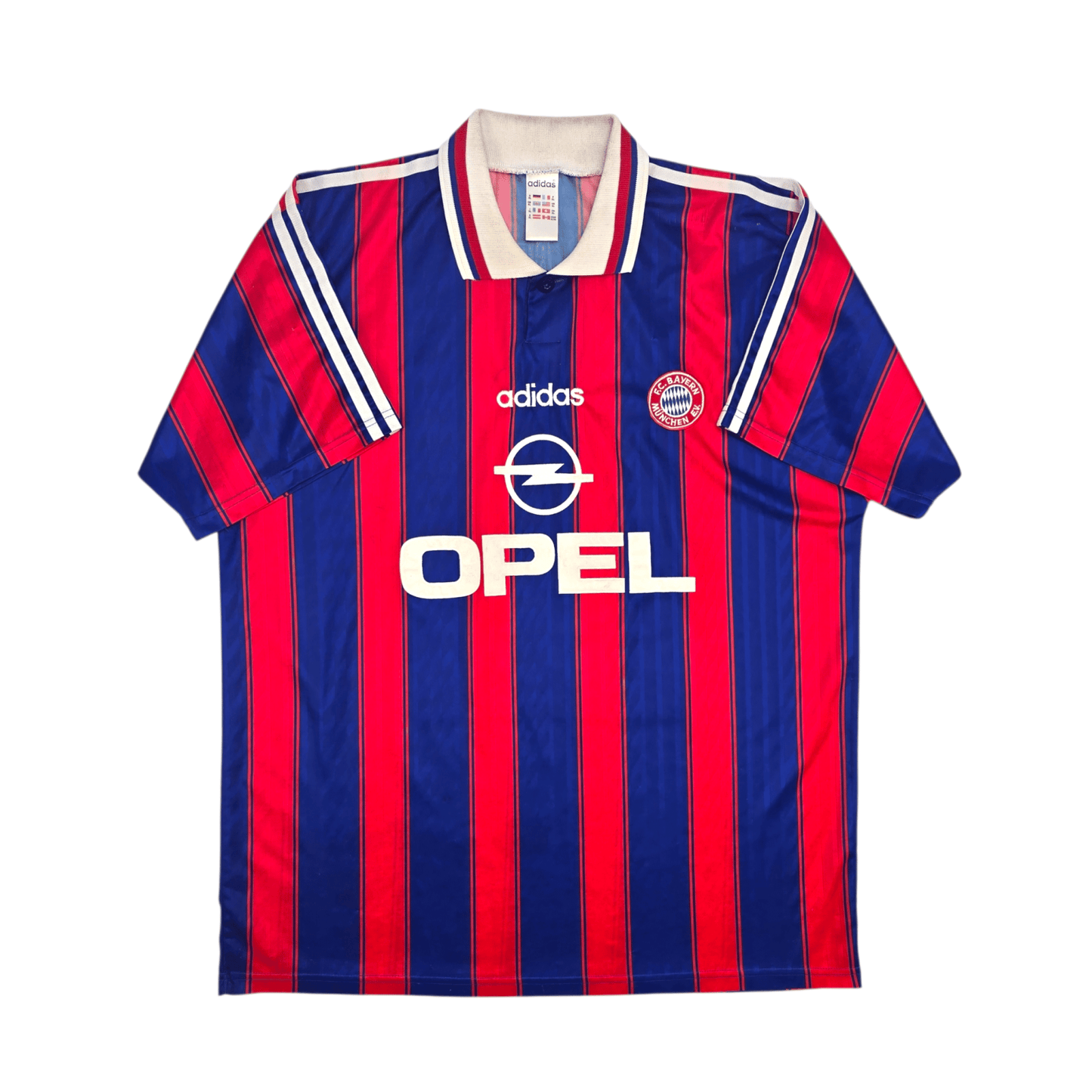 1995/97 Bayern Munich Home Football Shirt (XL) Adidas #18 Klinsmann