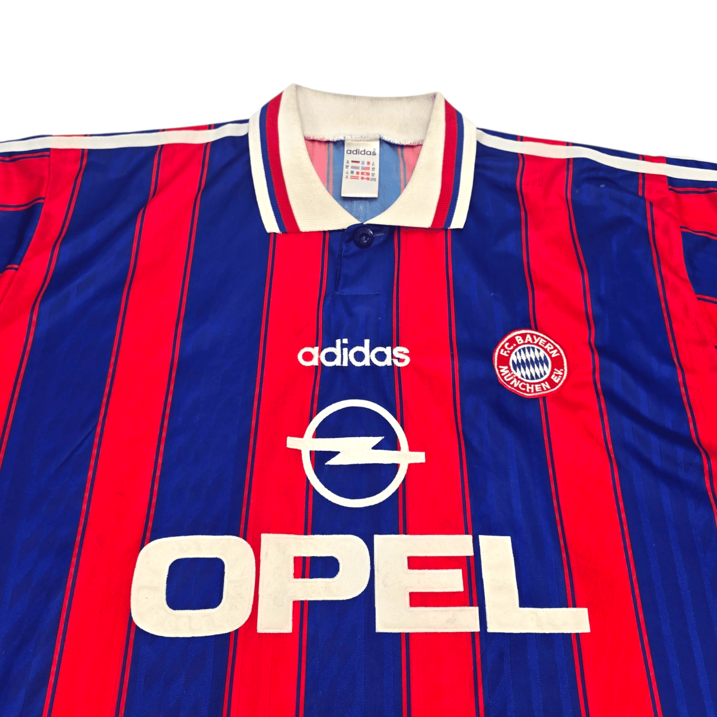 1995/97 Bayern Munich Home Football Shirt (XL) Adidas #18 Klinsmann