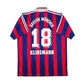1995/97 Bayern Munich Home Football Shirt (XL) Adidas #18 Klinsmann