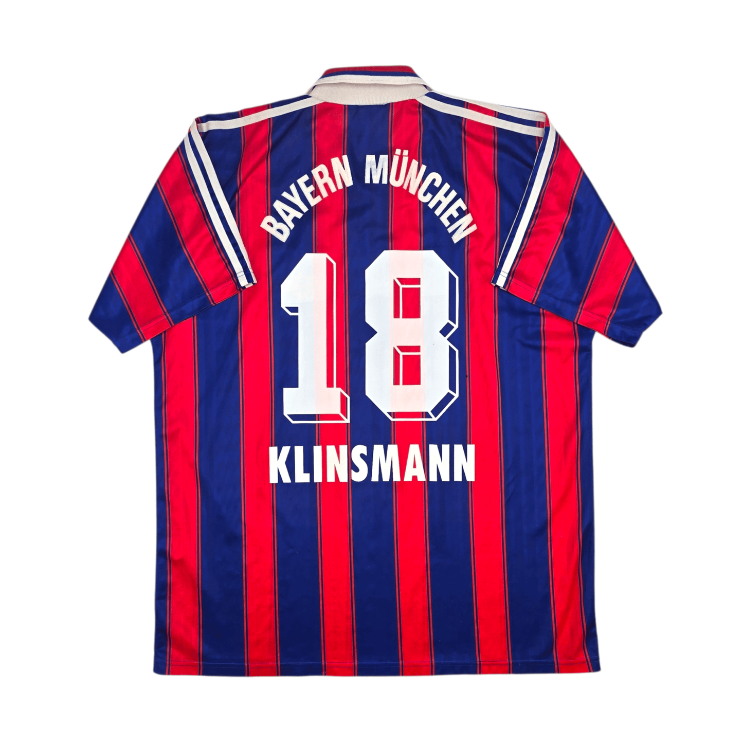1995/97 Bayern Munich Home Football Shirt (XL) Adidas #18 Klinsmann