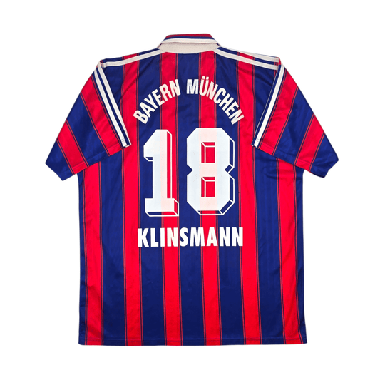 1995/97 Bayern Munich Home Football Shirt (XL) Adidas #18 Klinsmann